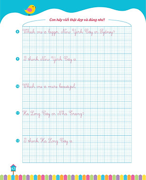 Sách Con Luyện Viết - Con Nhớ Từ - Từ Vựng Tiếng Anh Lớp 5