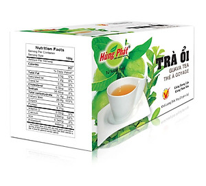 Trà Ổi Hộp 25 gói - Trà Hùng Phát