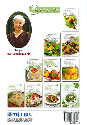 Sách 500 Món Chay Thanh Tịnh - Tập 11