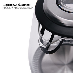 Ấm Siêu Tốc Thủy Tinh Sunhouse SHD1217- Hàng chính hãng