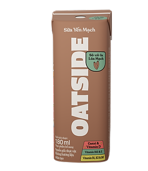 Thùng 24 hộp Sữa yến mạch OATSIDE vị Sô-cô-la Lúa Mạch 180ML