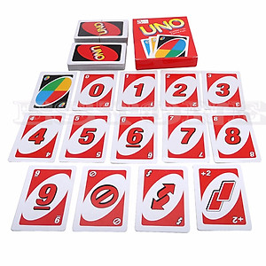 Bộ bài Uno 108 lá chất lượng tốt giấy dày xả stress, giải trí hiệu quả