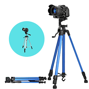 Chân giá đỡ máy chụp ảnh/ quay phim Tripod 3366 + Giá đỡ điện thoại - Hàng chính hãng