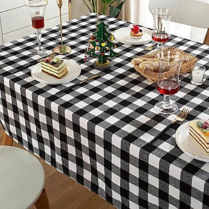 Khăn trải bàn họa tiết caro  180cm x 140cm , chống nước  thích hợp đi dã ngoại picnic/ khăn trải bàn học/ bàn làm việc 