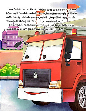 Sách Những Chiếc Xe Hiệp Sĩ: Xe Cứu Hỏa Vất Vả (Tái Bản 2019)
