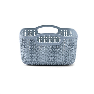 Giỏ nhựa Cobi Home đựng đồ đa năng giả đan hình chữ nhật cao cấp