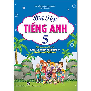 Sách - Bài Tập Tiếng Anh Lớp 5 - Biên Soạn Theo Bộ Sách Family And Friends 5 National Edition - Hồng Ân