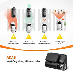 Camera hành trình 70mai Dash Cam A810 chất lượng 4K HDR, có 4G, GPS, an toàn ADAS, Ghi Hình Đêm Vượt Trội - Hàng chính hãng