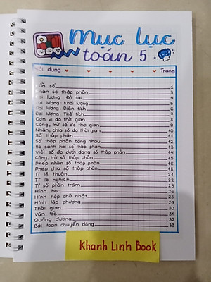 Sách - Takenote Toán 5