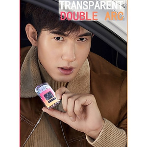 Hột Quẹt điện plasma - Vỏ Trong Suốt - Khởi Động Nút Nhấn, Kèm Sạc Type C