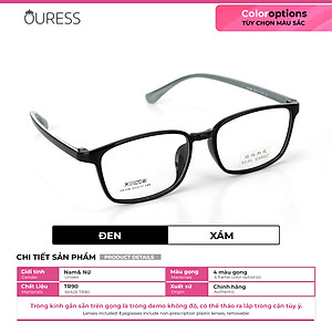 Gọng kính nhựa 68108 thời trang nam nữ siêu nhẹ siêu bền OURESS