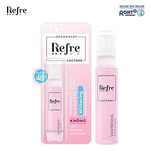 Xịt khử mùi, khóa mùi tỏa hương thơm tự nhiên cơ thể Refre Lactone Whitening 30ml