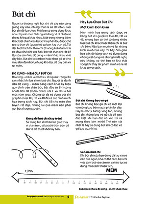 Sách Bí Quyết Vẽ Tranh Chì Cho Người Mới Bắt Đầu