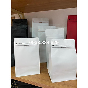 100 túi pocket giấy kraft trắng size 12*19cm đựng 250gr