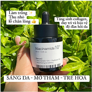 Serum làm trắng và thu nhỏ lỗ chân lông Anodin Niacinamide 10 Plus Hàn Quốc 33ml