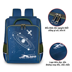 Balo chống gù cho bé tiểu học Xbags Universe Xb 3104 balo siêu nhẹ cho học sinh tiểu học