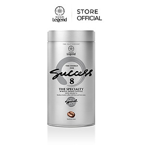 Cà Phê Hạt Mộc Trung Nguyên Legend Success 8 – Lon 340g – 100% Arabica, Hương Hoa Trái Cây Tươi