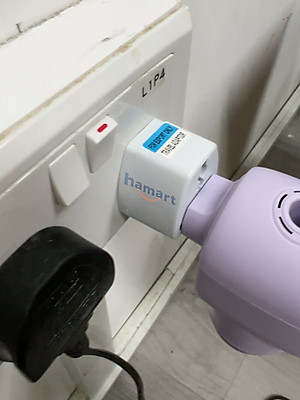 Ổ Nối Điện Chuyển Đổi Đầu Phích Cắm 3 Chấu Sang 2 Chân Dẹt Công Suất Tải 500W Điện Áp 220V Phổ Biến