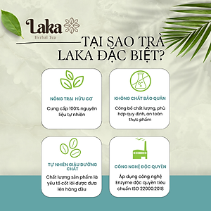 Trà Cà Phê Cascara LAKA Gói 5gr, 100% vỏ cà phê chín mọng Hỗ Trợ Giảm Cân, Ngừa Lão Hóa Và Ổn Định Đường Huyết