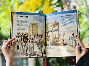 Sách Ancient Egypt ( Ai Cập cổ đại ) - Tổng Hợp Kiến Thức Bách Khoa Lịch Sử Về Nền Văn Minh Ai Cập - Á Châu Books, Bìa Cứng, In Màu