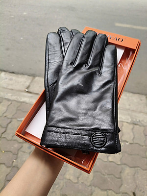 Găng tay nam da dê cao cấp - BHY8101 Bao tay nam lái xe, Găng tay mùa đông. Lót lông mềm mại, dễ chịu khi đeo.