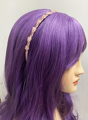 Cài tóc pha lê đan hạt kim cương sang trọng - bờm tóc pha lê - quà tặng cho bạn gái