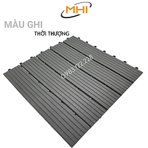 Miếng nhựa lót sàn uPVC cao cấp MHI-ECO, Tấm nhựa trải sàn trang trí ban công / sân vườn / sân thượng; lót sàn chống trơn trượt nhà tắm / bể bơi - Hàng Việt Nam chất lượng cao