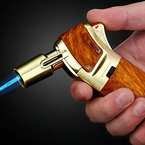 Vỏ Hộp Quẹt Bật Lửa Gas Honest BCH-538 Khò Mỏ Vịt 1 Tia Kèm Đục, Có Nút Chình To/Nhỏ Lửa - Nhiều Màu