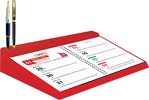 Lịch Tết 2026 - Lịch Bàn Đế Nhựa Lò Xo Giữa (17 x 28)