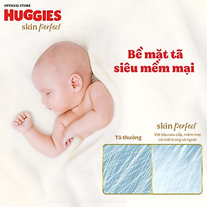 [Tặng thêm miếng] Thùng 3 gói Tã dán sơ sinh Huggies Tràm Trà NB70/S54/S80