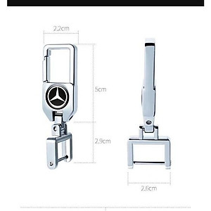 Móc chìa khóa xoay xe oto 360 - Móc xoay các mẫu có gắn logo hãng Huyndai,Kia, Honda, Mec, Mazda, Toyota, Lexus, BMW