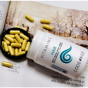 Viên uống cho tóc CodeAge HAIR VITAMINS - cải thiện nang tóc, kích thích mọc tóc, và cân bằng hệ vi sinh trên da đầu