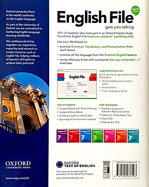 English File 4th Edition: Intermediate: Workbook With Key