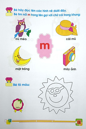 Tủ Sách Bé Vào Lớp 1 - Bé Tập Tô Và Làm Quen Với Chữ Cái (Tập 2)(Tái Bản)