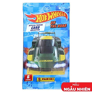 Gói Thẻ Hình Hot Wheels - Panini (6 Card Ngẫu Nhiên/Túi)
