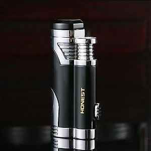 Vỏ Hột Quẹt Bật Lửa Honest Khò 2 Tia cực mạnh BCZ359 Dùng Gas Cao Cấp