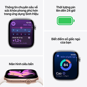 Apple Watch Series 11 GPS (Viền nhôm, dây cao su)