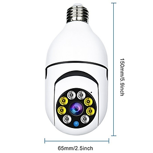 Camera IP Ốp trần mini X8700 xoay 360 độ siêu nét 2.0Mp chuẩn FullHD tích hợp đèn LED có màu ban đêm - Hàng nhập khẩu