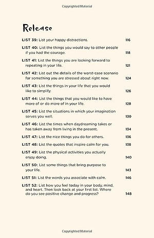 52 Lists For Calm: Journaling Inspiration For Soothing Anxiety And Creating A Peaceful Life