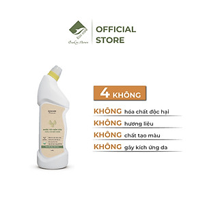 Nước Tẩy Bồn Cầu Hữu Cơ Diệt Khuẩn ECOCARE 1L Hương Cam Bạc Hà Thơm Mát, Chai Tẩy Rửa Nhà Vệ Sinh Siêu Sạch