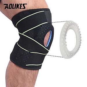 Đai bảo vệ đầu gối 4 lò xo trợ lực dây chằng AOLIKES A-7908 Sport Knee Pad