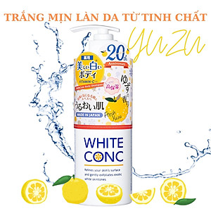 Sữa Tắm Dưỡng Trắng Da Toàn Thân Hương Yuzu White Conc (Chai 600 mL)