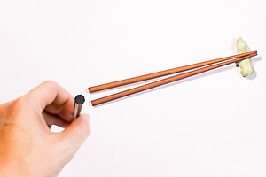 Bộ 10 đôi đũa đẹp đũa sạch DVK0041 - Gỗ Vàng Kiêng
