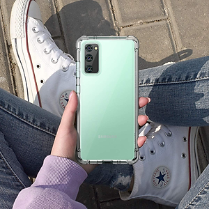 Ốp lưng chống sốc trong suốt cho Samsung Galaxy S20 FE hiệu Likgus Crashproof giúp chống chịu mọi va đập - hàng nhập khẩu
