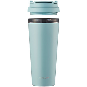 Bình giữ nhiệt LocknLock New Clip Tumbler màu xanh da trời LHC4279SBLU 540ml, Hàng chính hãng, có 2 nắp thay thế - JoyMall