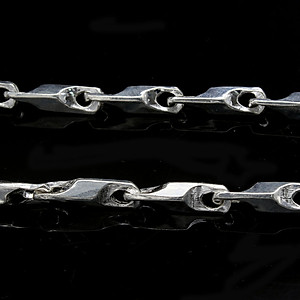 Dây Chuyền Nam Bạc Ta Kiểu Dây Đinh Bạc Hiểu Minh DBN055