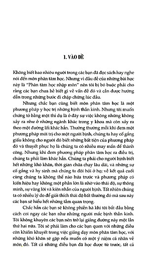 Sách Phân Tâm Học Nhập Môn