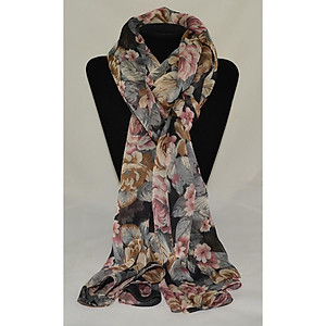 Khăn lụa quàng cổ dài cao cấp lụa Hàn Quốc mềm đẹp YMES