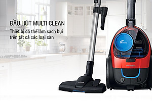 Máy Hút Bụi Philips FC9351 (1900W) - Đỏ - Hàng chính hãng