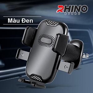 Kệ kẹp điện thoại trên ô tô Rhino KP702, giá đỡ gắn điện thoại trên điều hòa xe tiện lợi - Hàng chính hãng